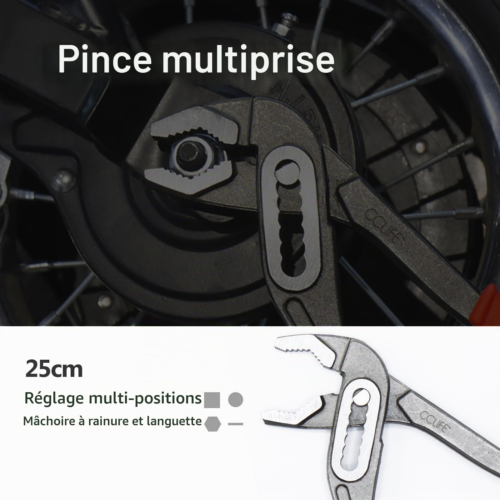 CCLIFE Screwdriver Sets Jeu Pinces Tournevis 12 Pièces