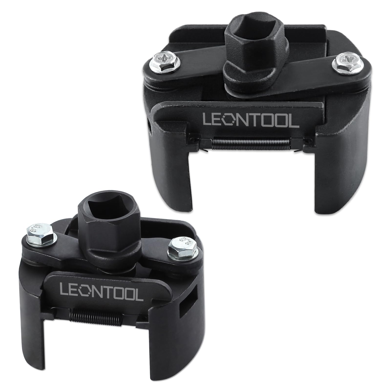 LEONTOOL Clé filtre à huile réglable lot de 2 douilles