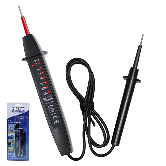CCLIFE Test Tools testeur tension 6-380V LED sans pile