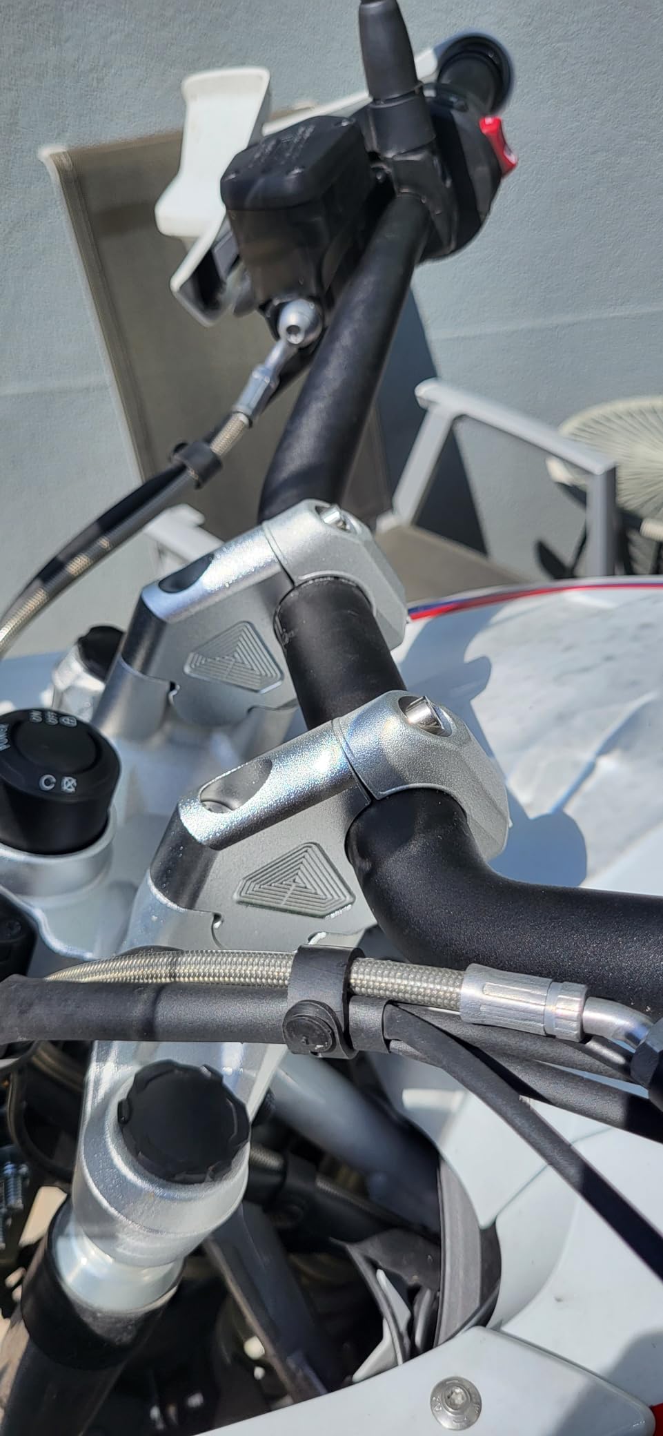 OUKENS Accessoires moto riser guidon R1200GS 30 mm alu