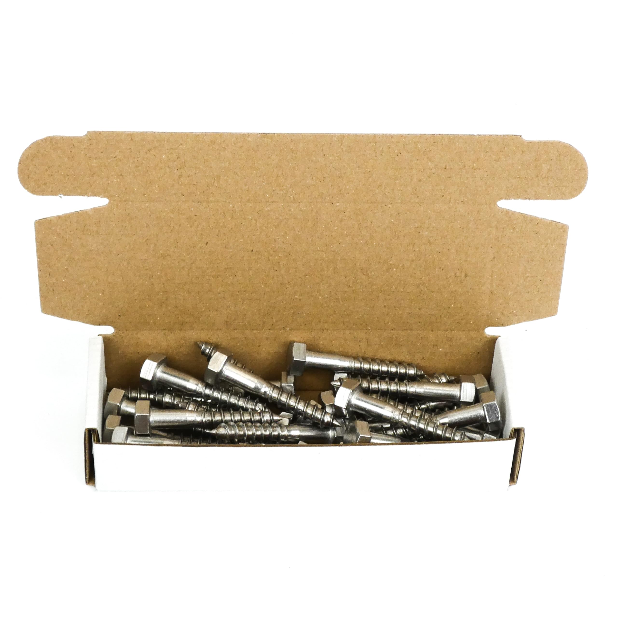 DAUMLINK Vis tirefond M8x50 inox A2 lot 25 bois