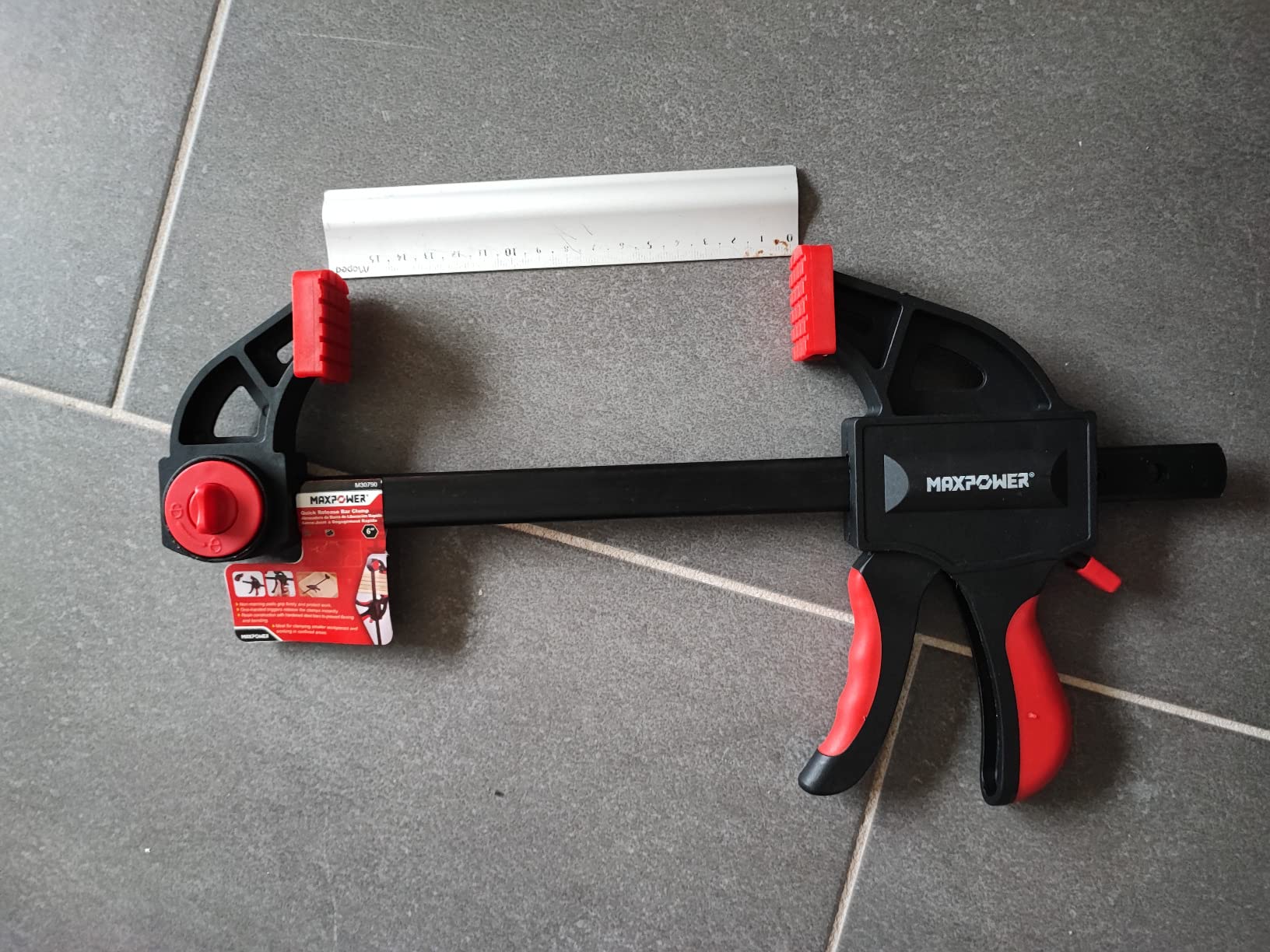 MaxPower Outils de serrage serre-joint rapide 600 mm 4 pièces 100 kg