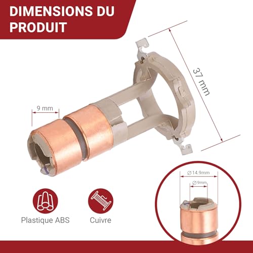 OUKENS Entretien jeu balais bague collectrice 230090 Valeo
