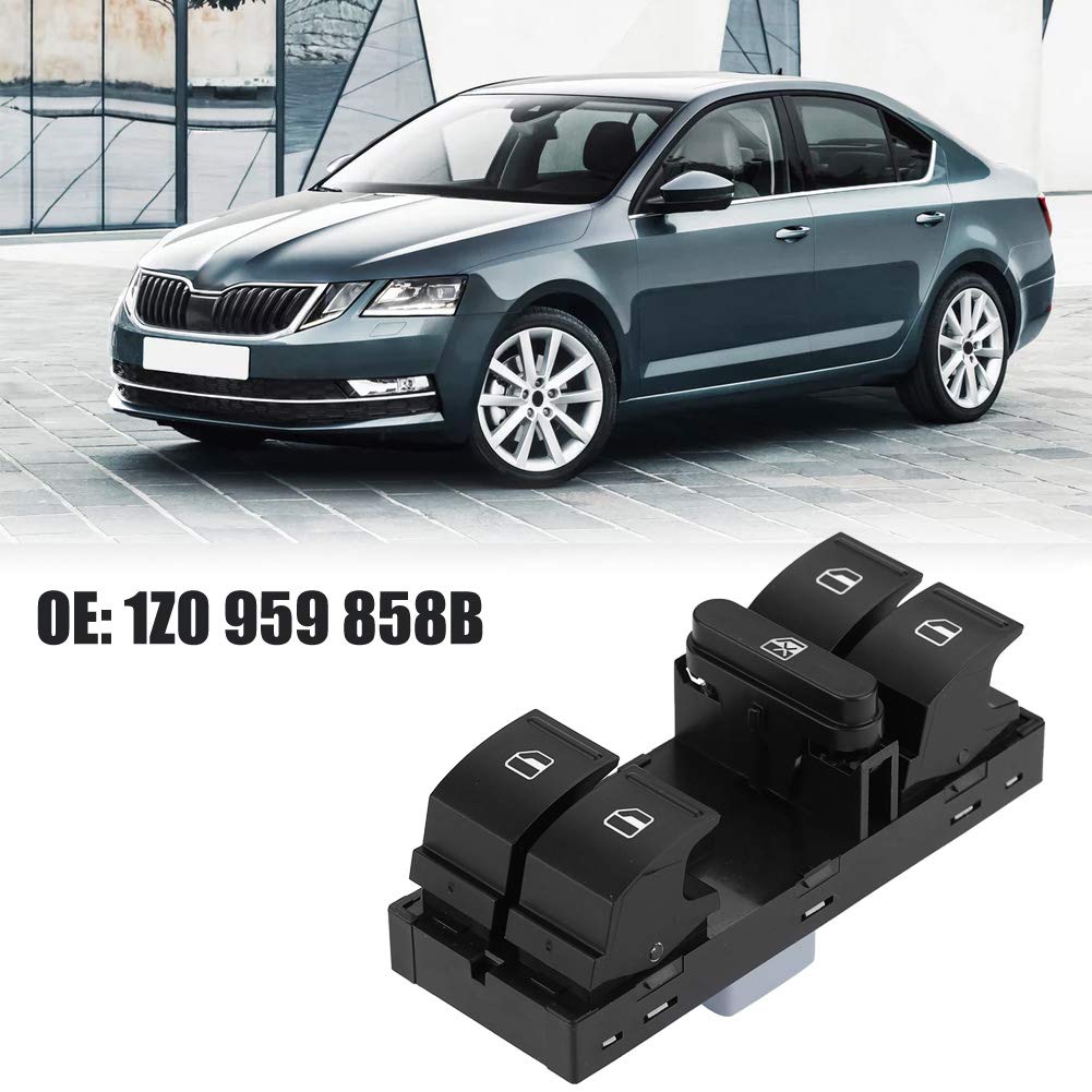 OUKENS 1Z0 959 858B interrupteur lève-vitre principal Skoda