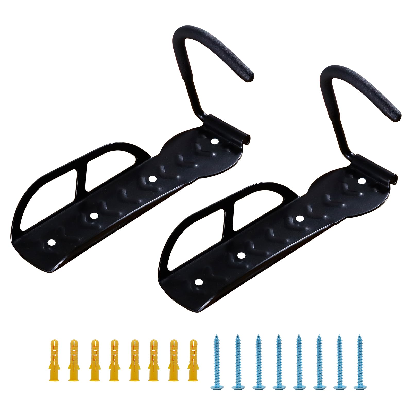 CCLIFE DIY Tools Support Vélo Mural 2 pcs 35 kg Acier