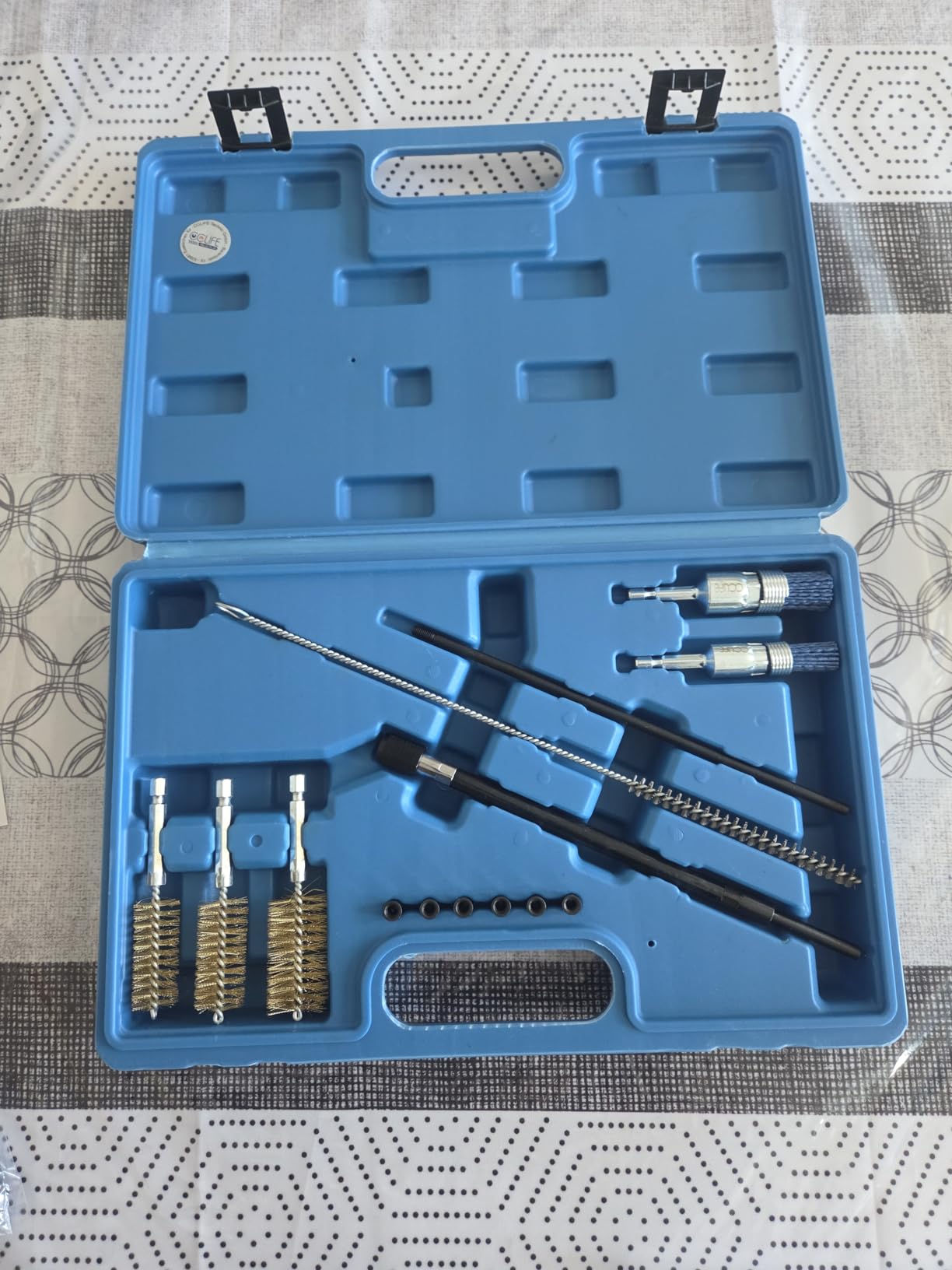 CCLIFE Kit nettoyage siège injecteur diesel 19 pièces brosses