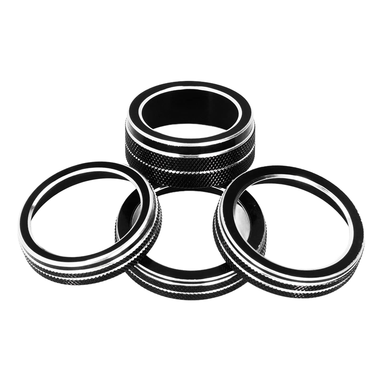 OUKENS Modification automobile Cache Bouton Clim Jeep JL Noir x4