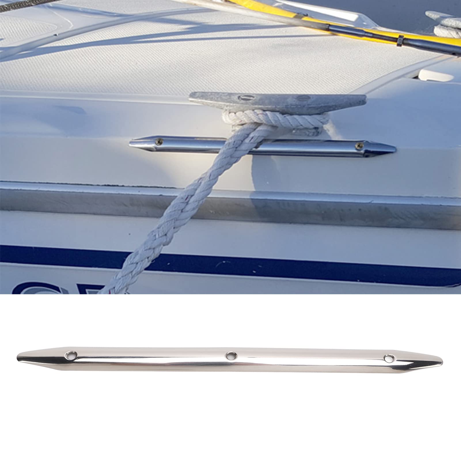 OUKENS Nautique plinthe bateau inox 316 lot 2 304,8 mm