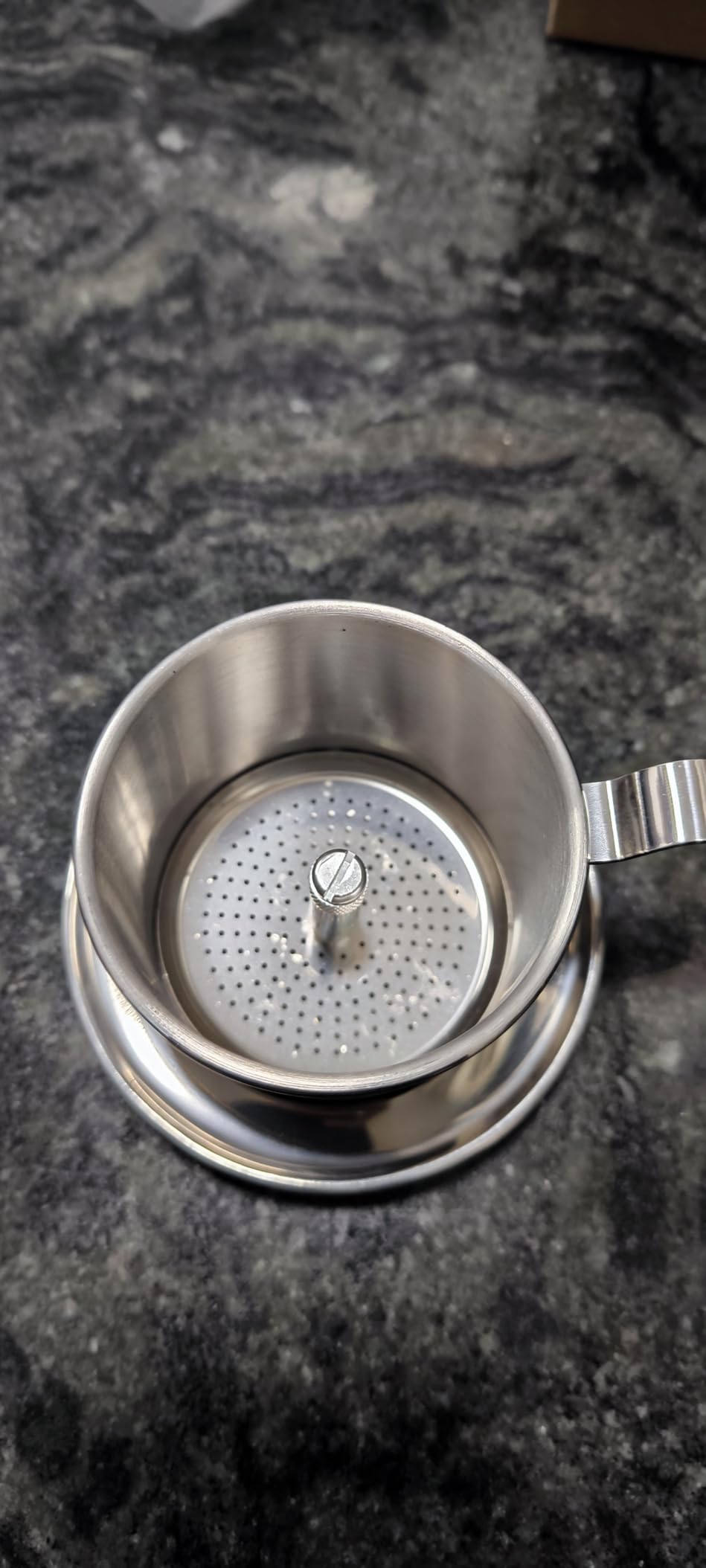 OUKENS Filtre Café Vietnamien Inox 100 ml 1 Tasse Réutilisable