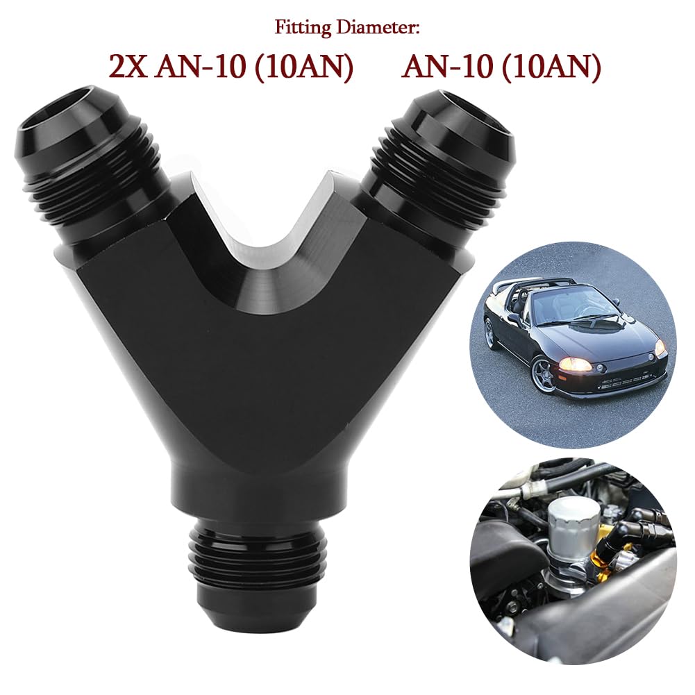 OUKENS Y-Block AN10 adaptateur 3 voies aluminium noir