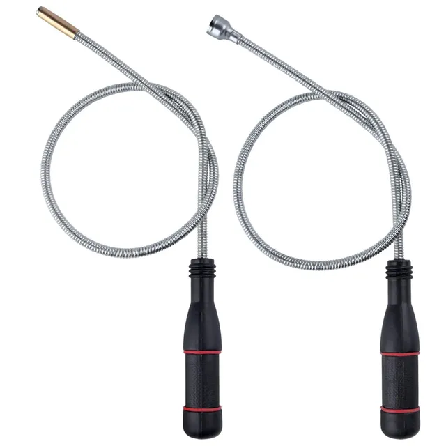 LEONTOOL Tiges magnétiques flexibles 60 cm lot de 2
