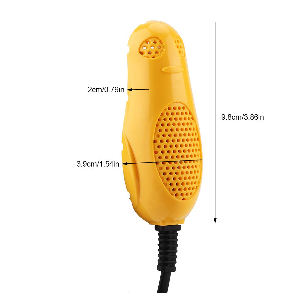 OUKENS Cuisine et maison sèche-chaussures électrique jaune 10W
