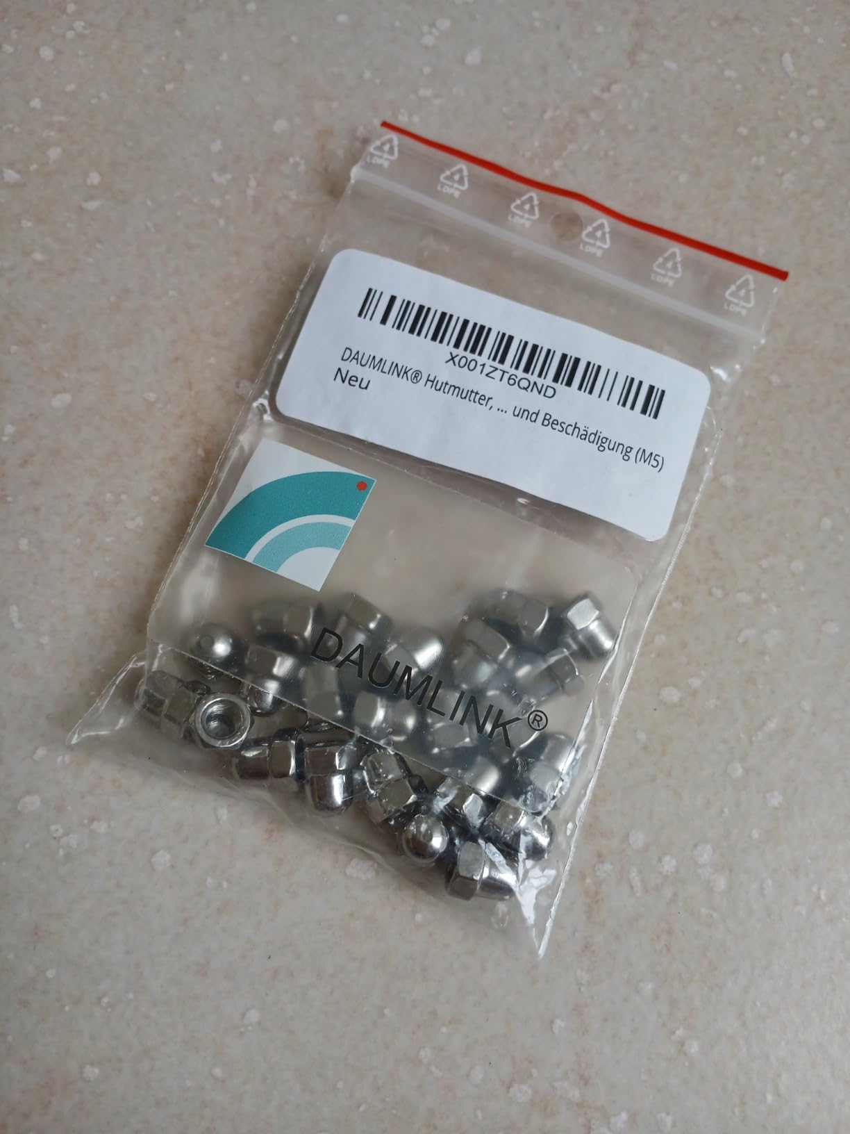 DAUMLINK Écrous M8 écrou borgne forme haute inox 25 pcs
