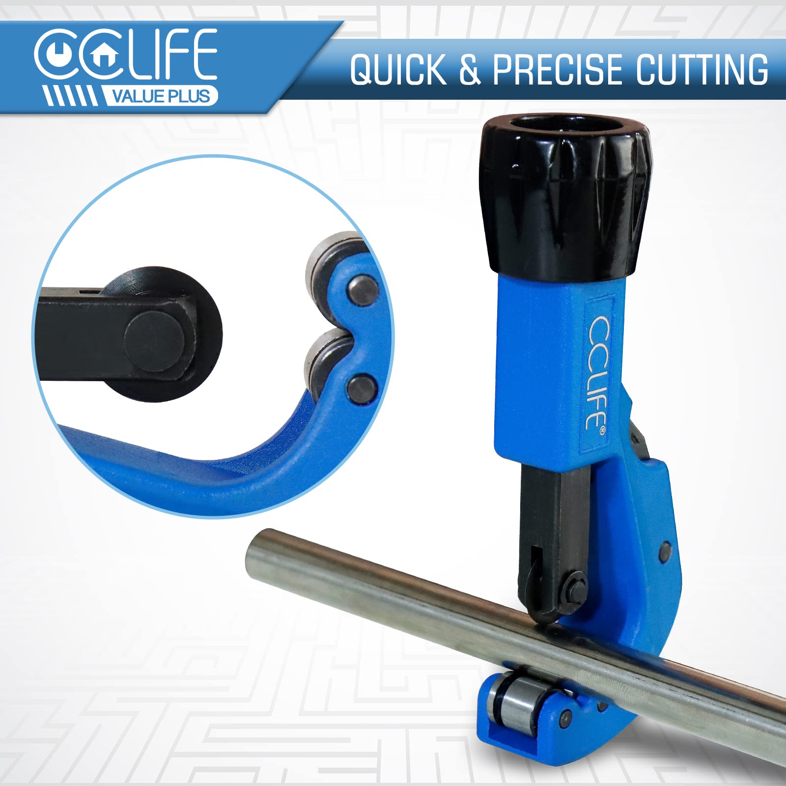 CCLIFE DIY Tools coupe-tube cuivre 2 pièces 3-22/3-32mm
