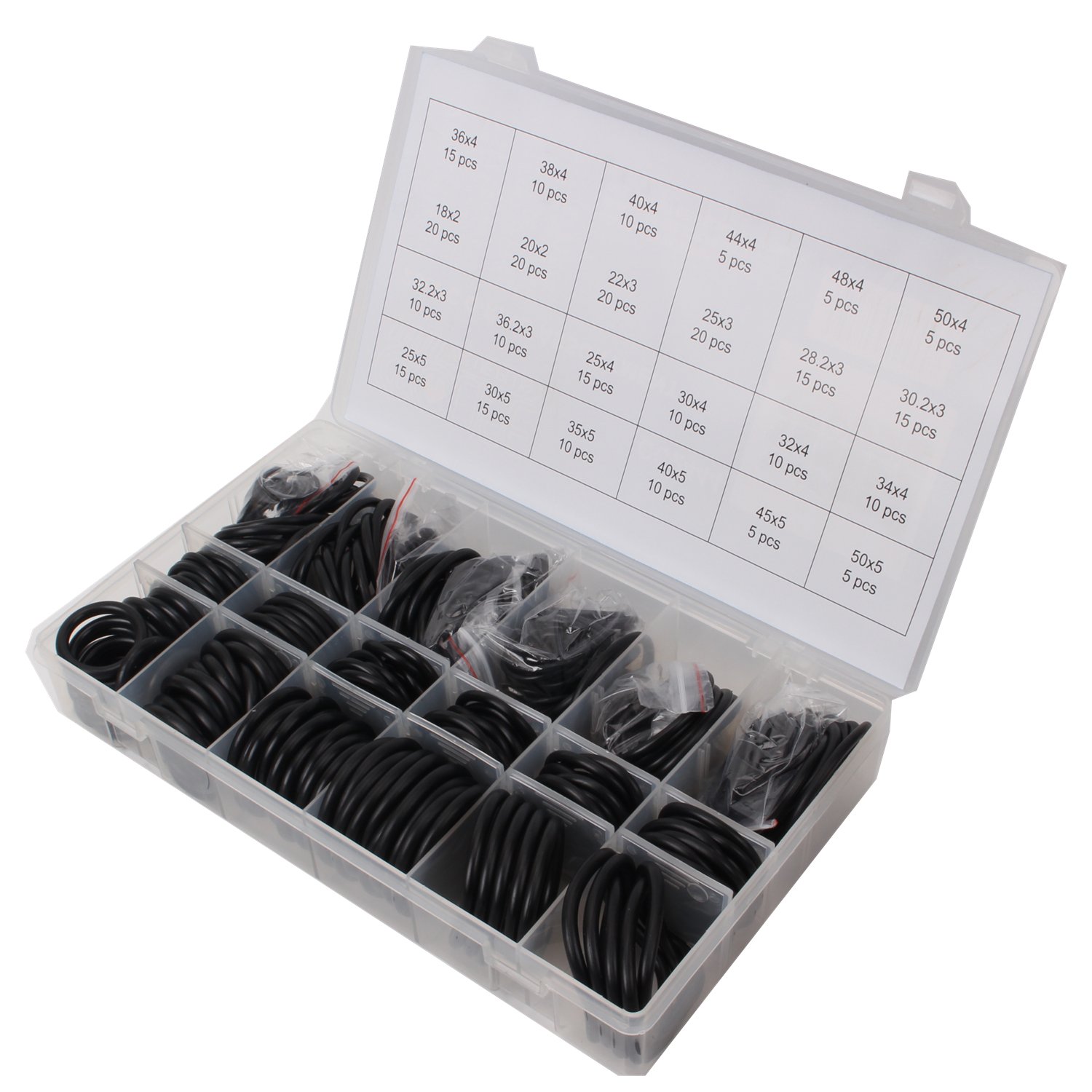 CCLIFE DIY Tools joints toriques NBR 285 pièces caoutchouc
