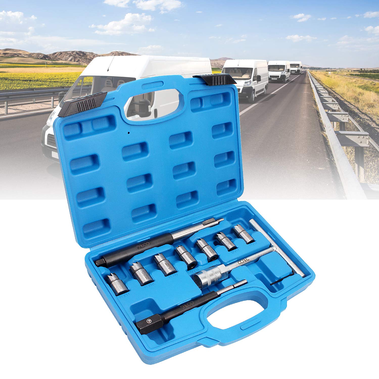 CCLife Injector fraises injecteurs diesel 10 pièces CDI