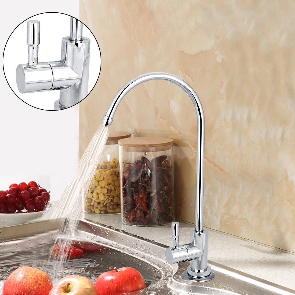 Jadeshay robinet cuisine zinc bec orientable chromé