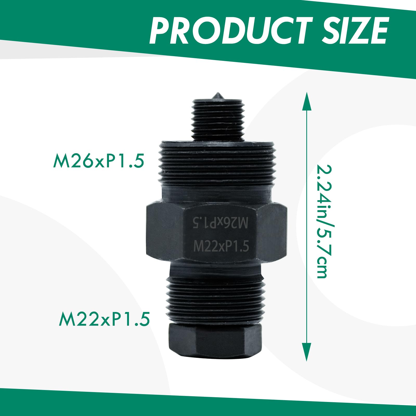 CCLife Puller Set extracteur volant M26x1,5/M22x1,5 mm acier