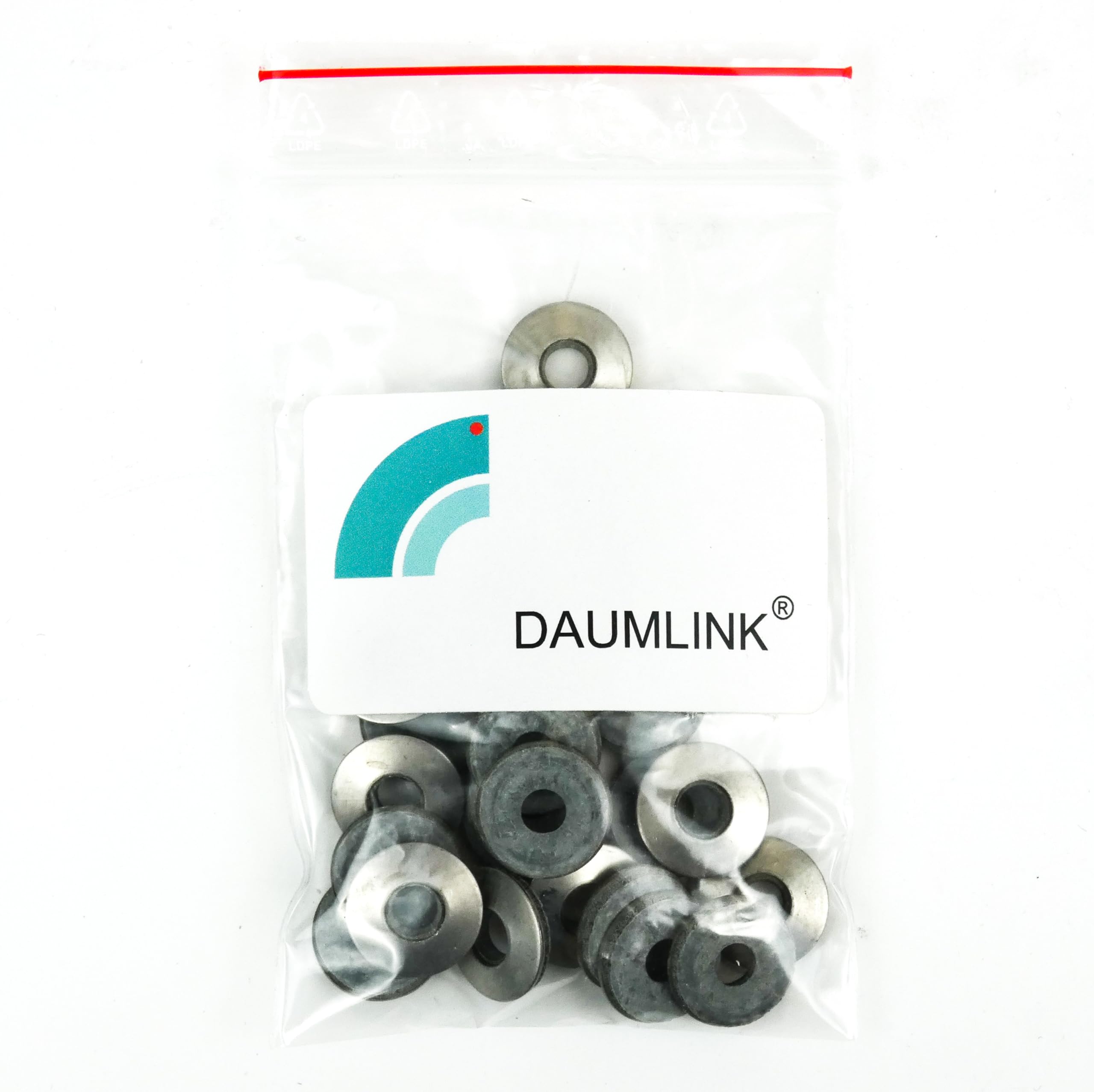 DAUMLINK Rondelles d'étanchéité inox A2 EPDM 6,8x16 lot 25