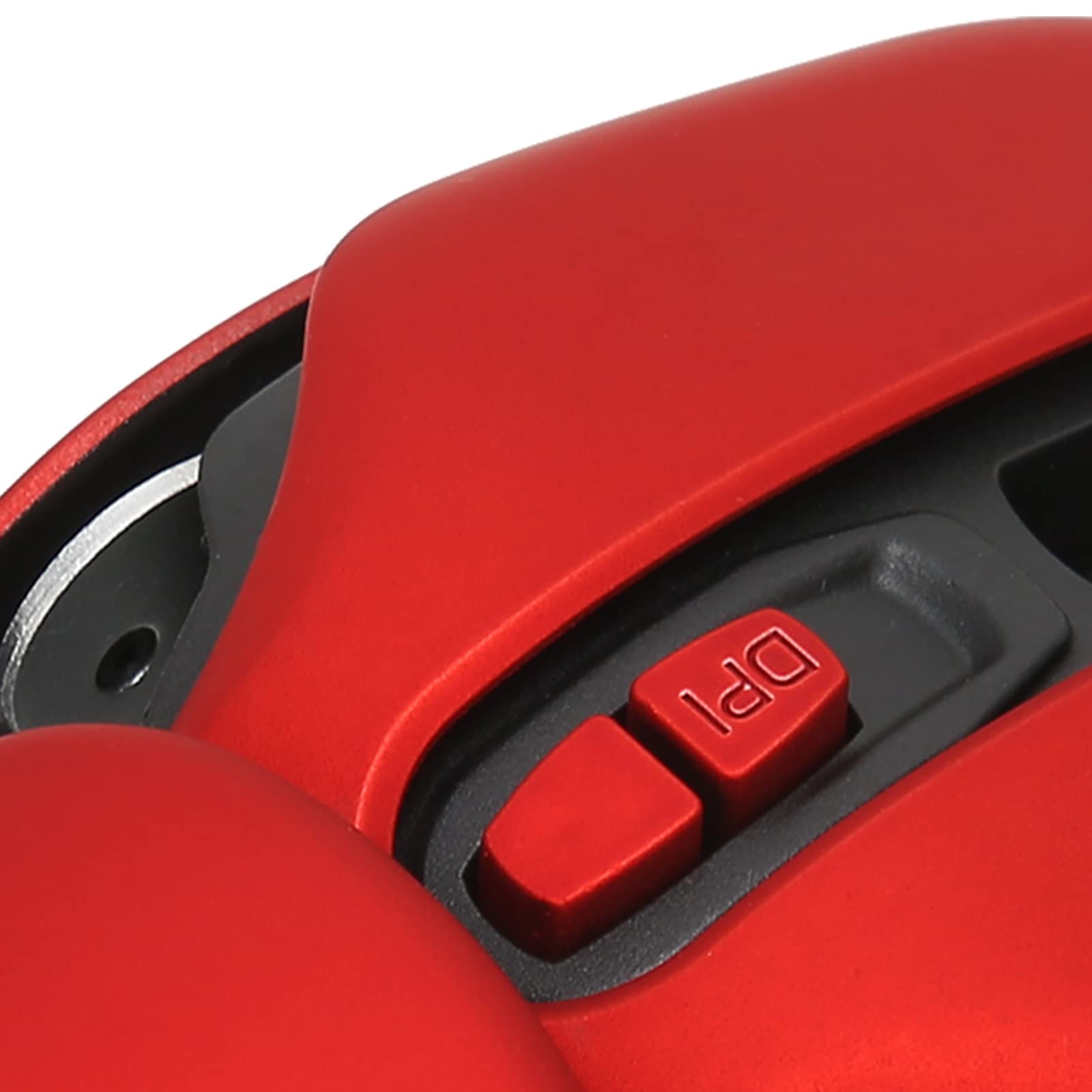 OUKENS Souris de Jeu Sans Fil Ergonomique Rouge DPI Réglable