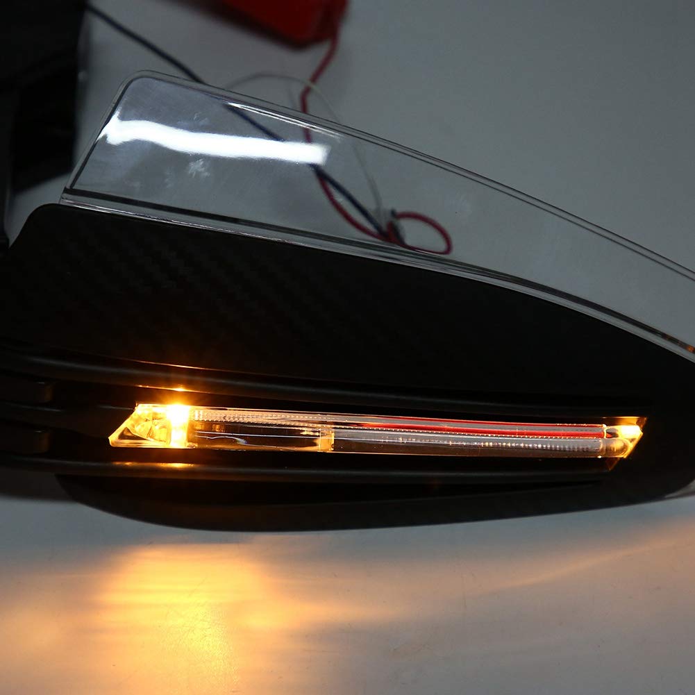 OUKENS Protège-Mains Moto LED Universel 22mm 7/8" x2 ABS