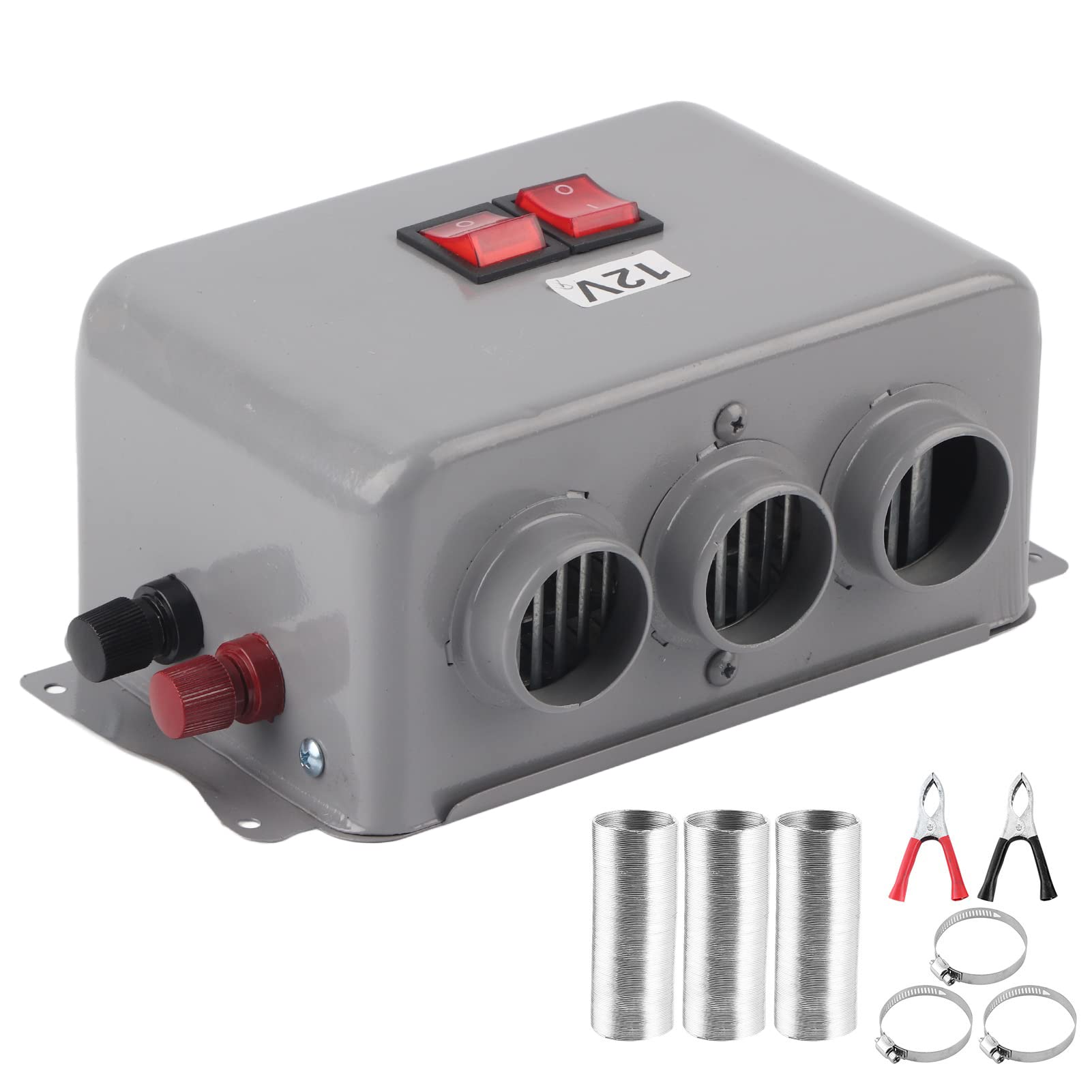 OUKENS chauffage voiture 12V 600W-800W désembuage 3 sorties