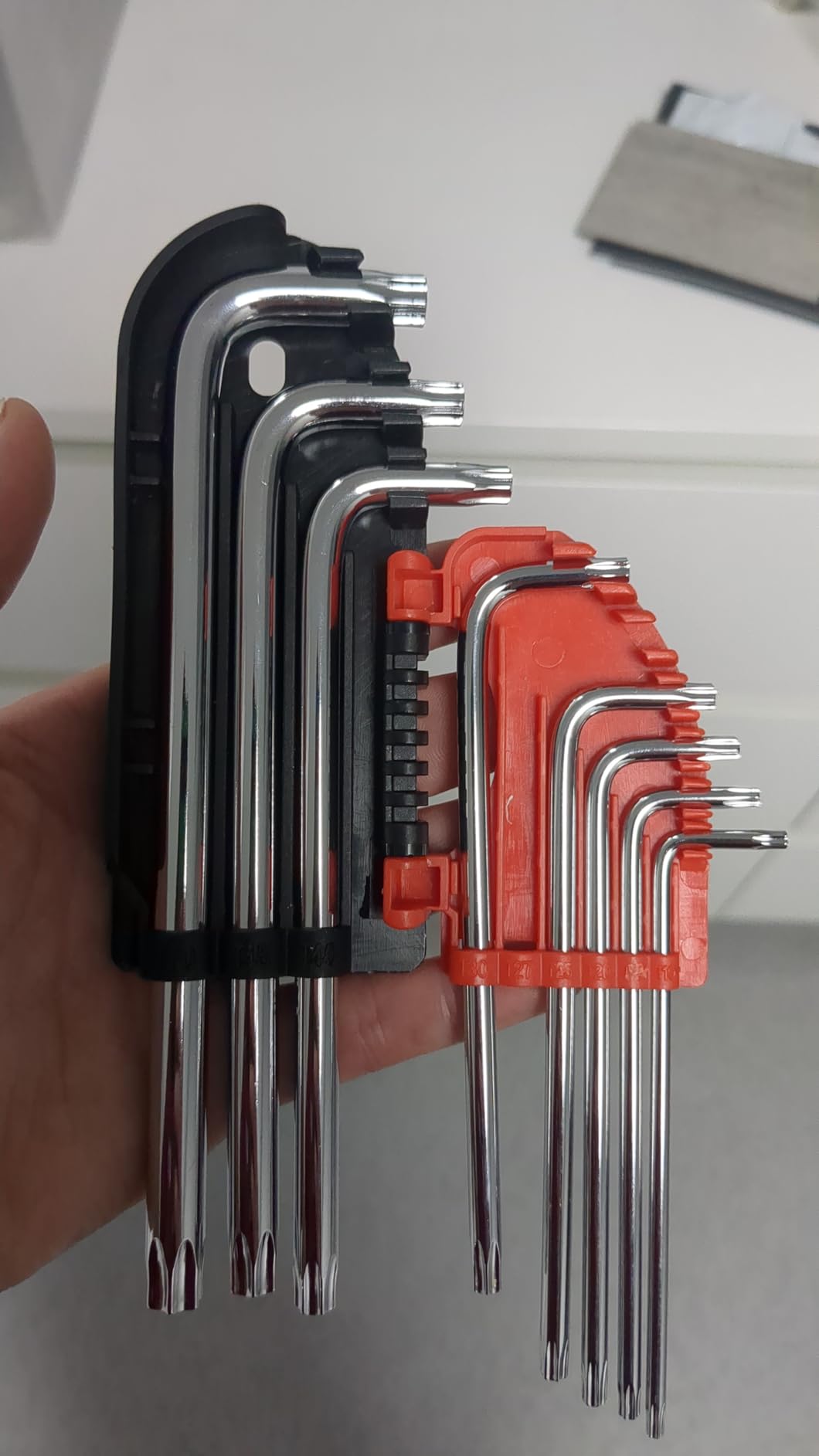 MaxPower Clé jeu 9 clés allen torx percées 1,5-10mm