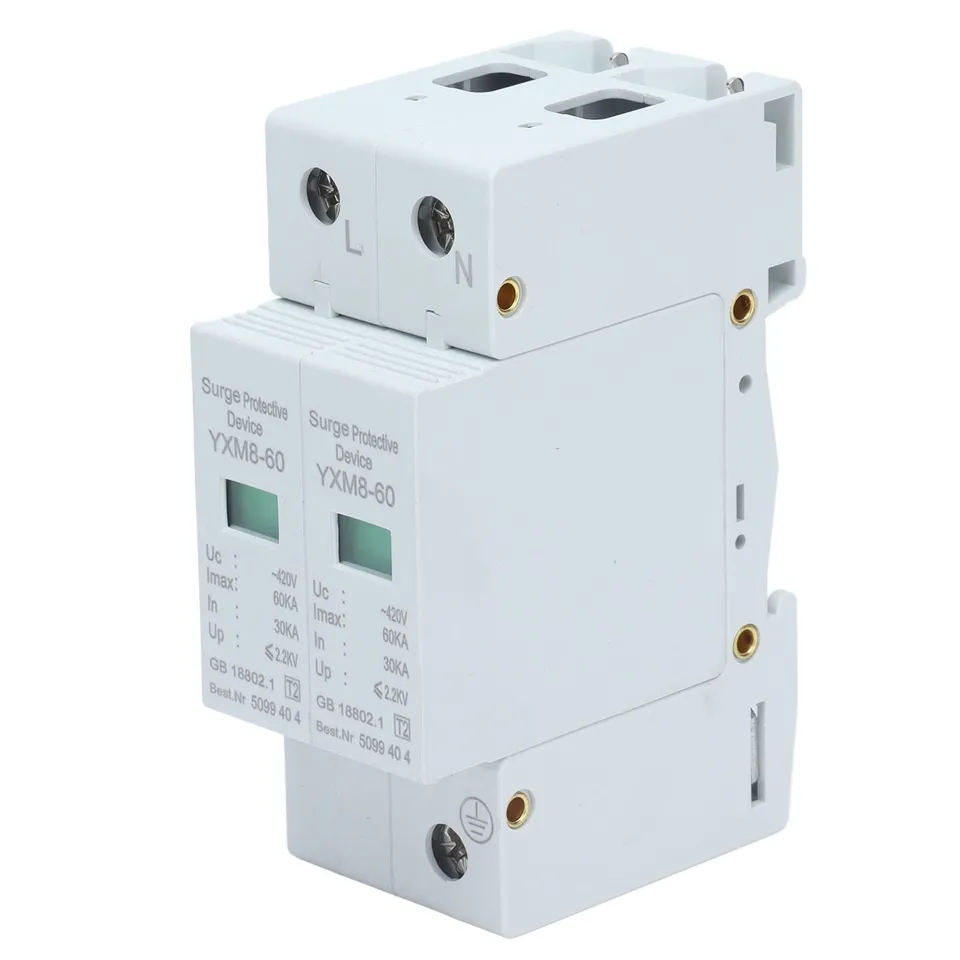 Jadeshay Installation Électrique Parafoudre 2P 60kA YXM8-60