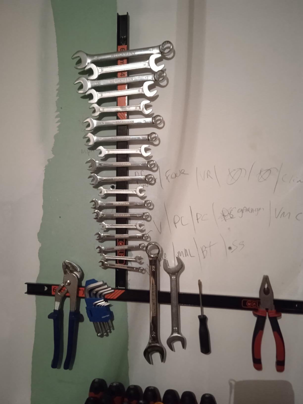 CCLIFE DIY Tools 4 barres magnétiques 23+37cm 9+15kg