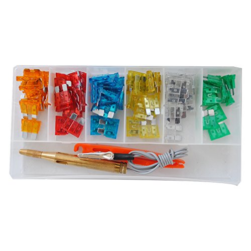 CCLIFE DIY Tools fusibles voiture 92 pièces 5-30A avec testeur
