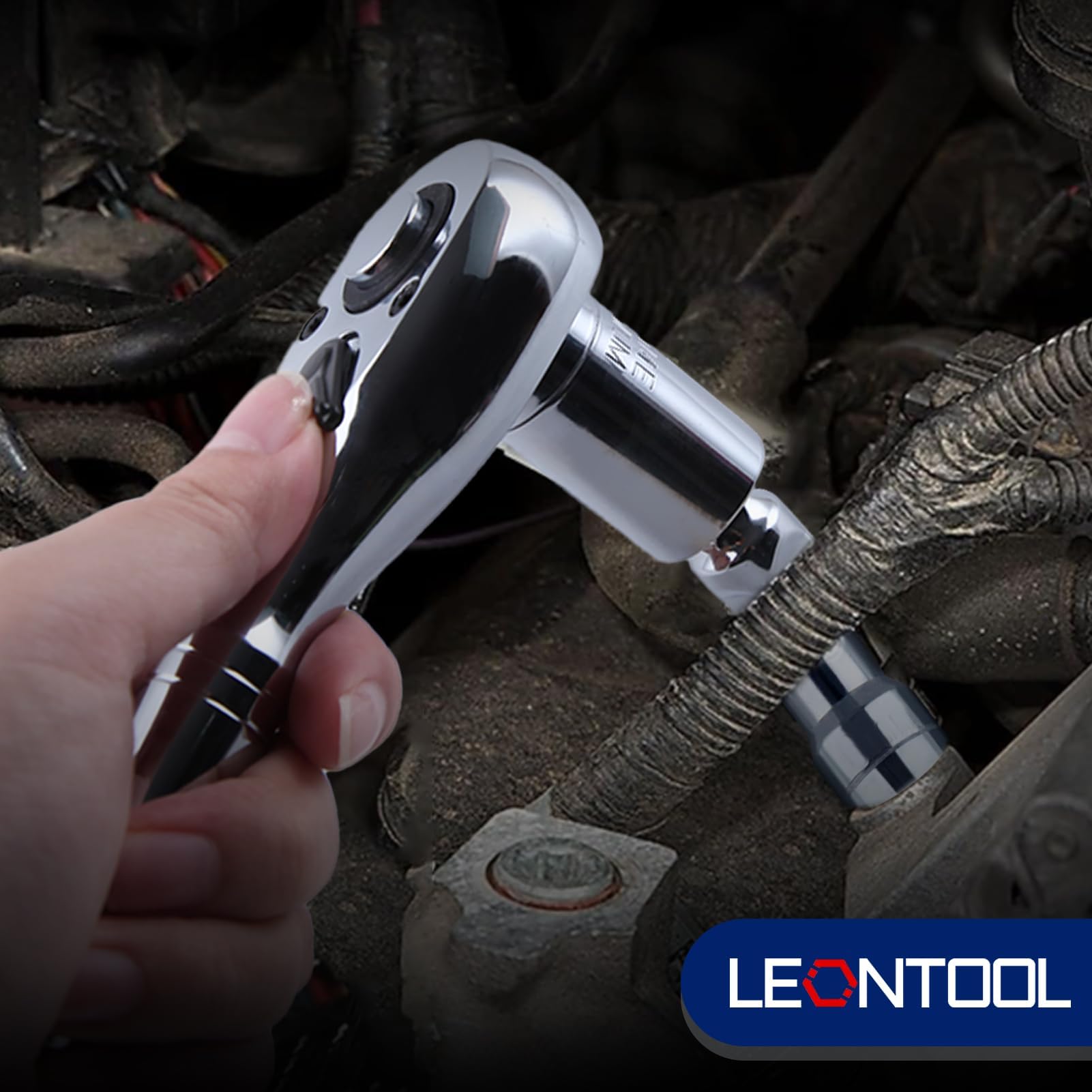 LEONTOOL Jeux de Douilles lot 3 douilles universelles 360° CR-V