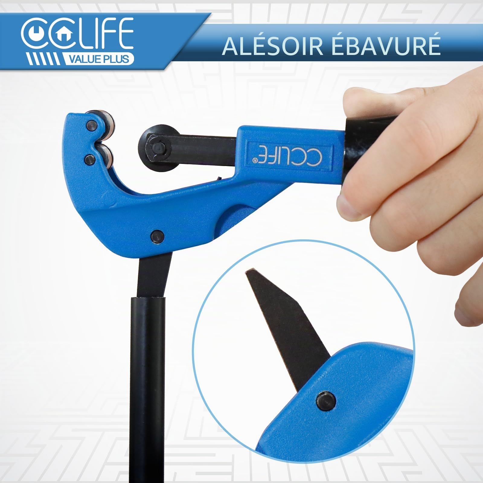 CCLIFE DIY Tools coupe-tube cuivre 2 pièces 3-22/3-32mm