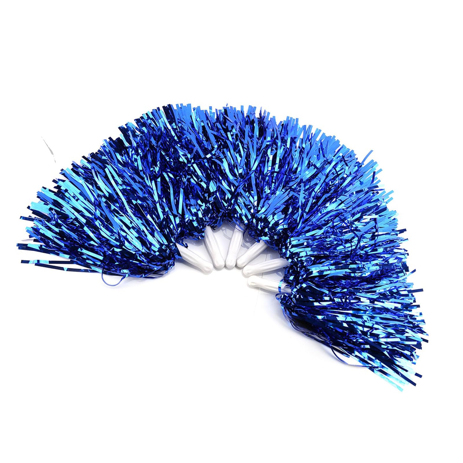 OUKENS pompons pom-pom girl bleu 6 pièces PET