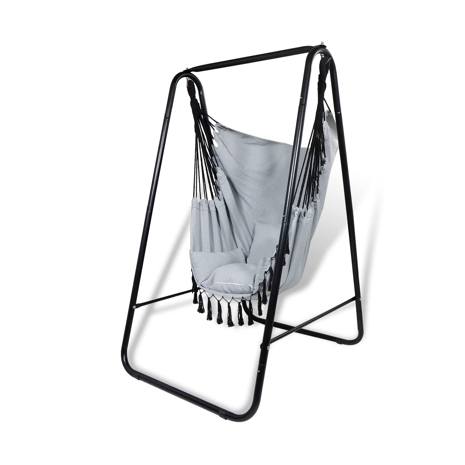 CCLIFE DIY Tools fauteuil suspendu noir 100 kg 85x103x153 cm