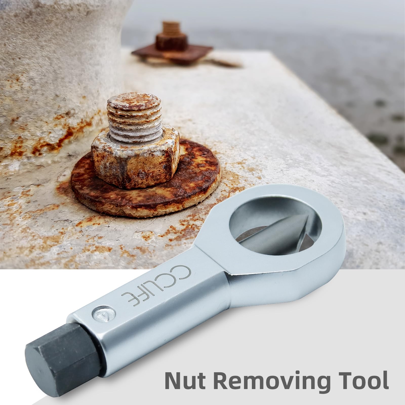 CCLIFE Locking Wheel Nut Removal Tools casse-écrou 22-27mm acier