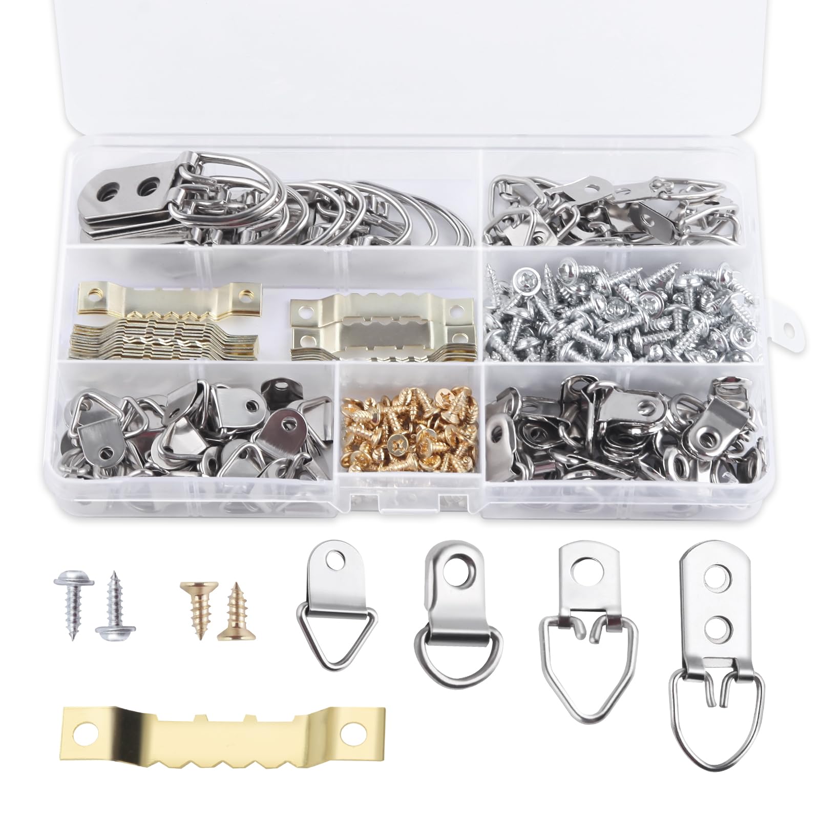 LEONTOOL Kit 270 pcs crochets tableau fixation cadre