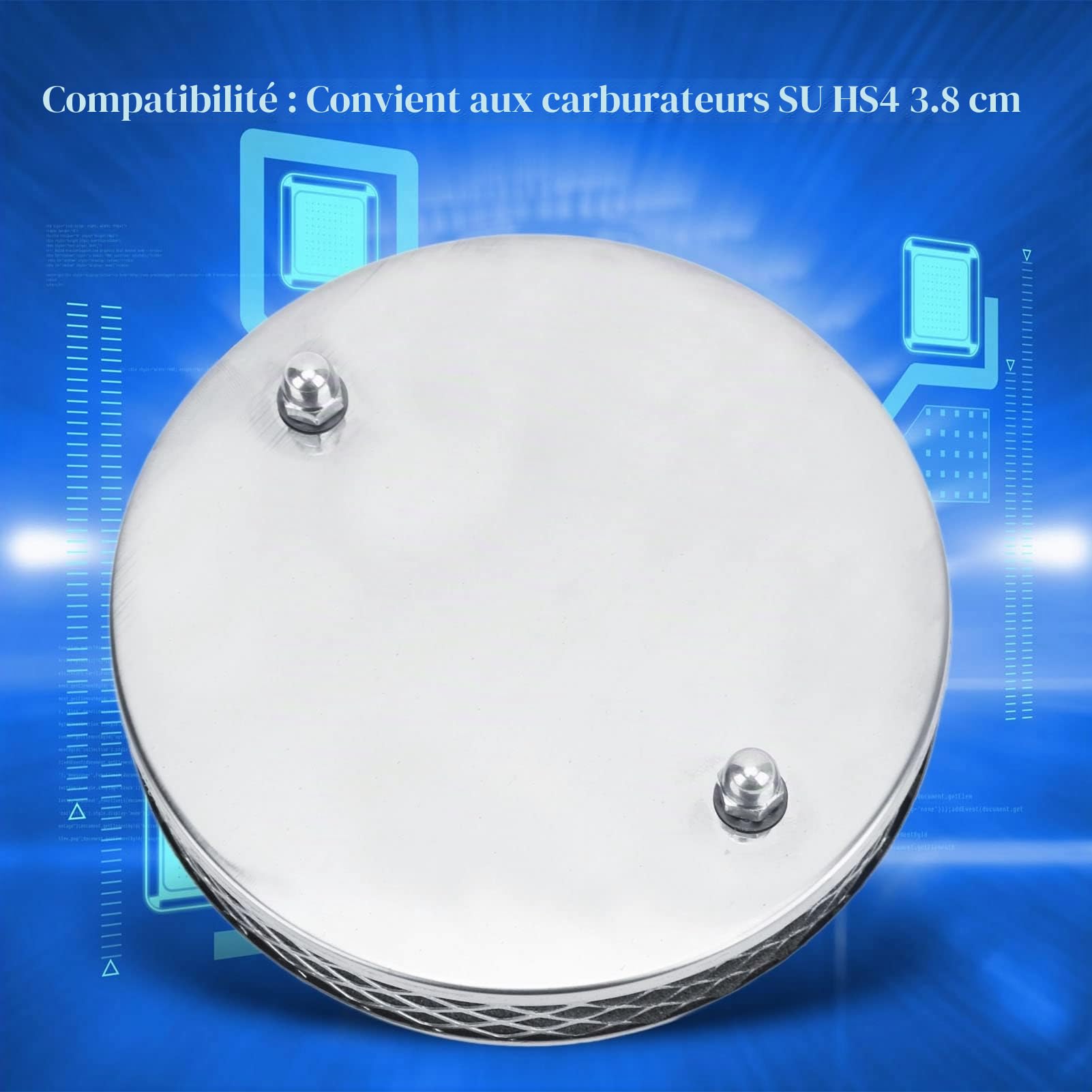 OUKENS Pièces auto filtre à air rond A102 chrome SU HS4