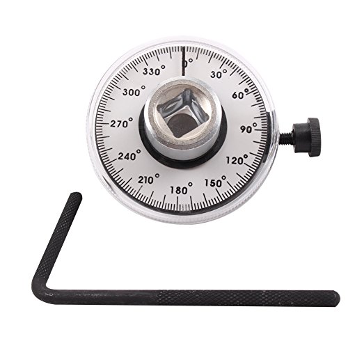 CCLIFE Test Tools jauge serrage angulaire 1/2" 0-360°