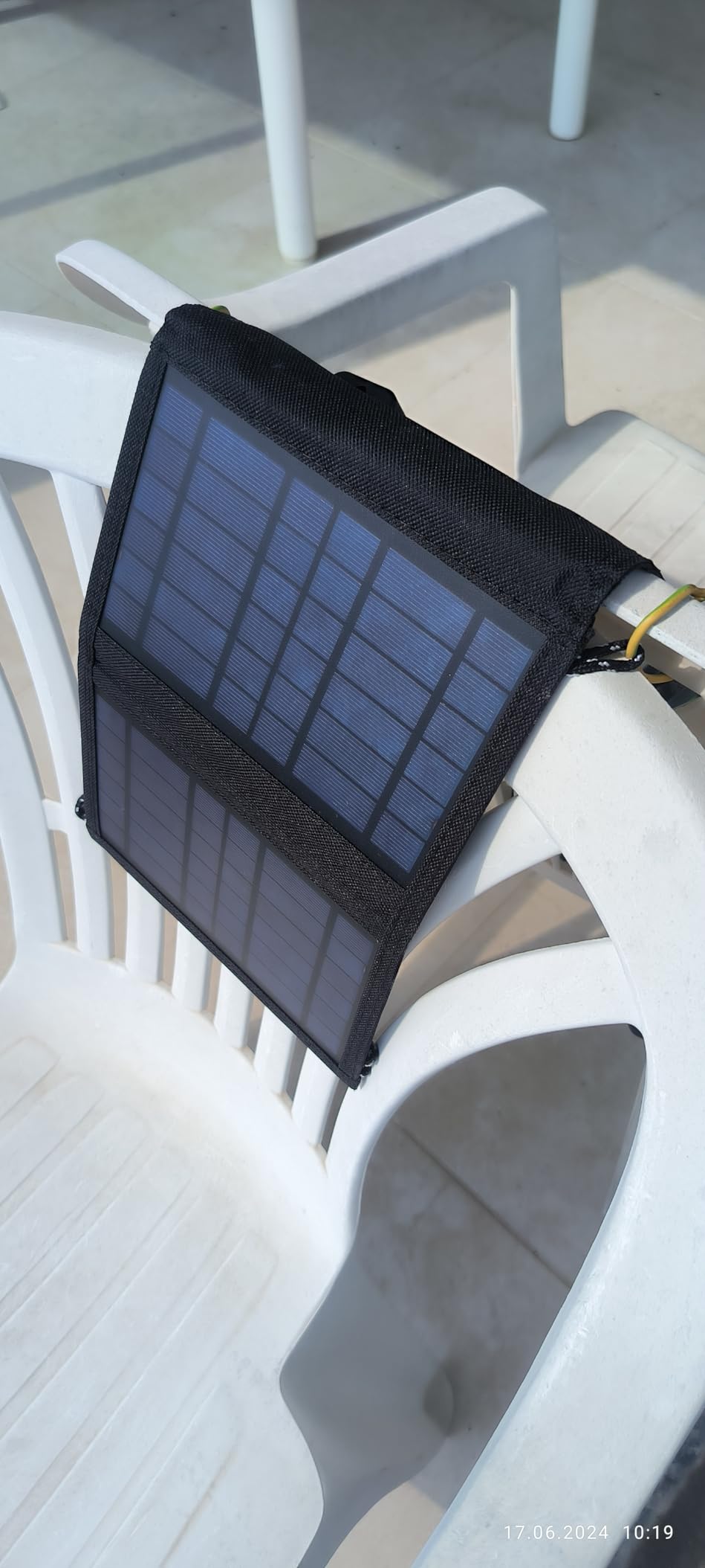 Jadeshay Solaire Photovoltaïque panneau solaire 15W pliable USB