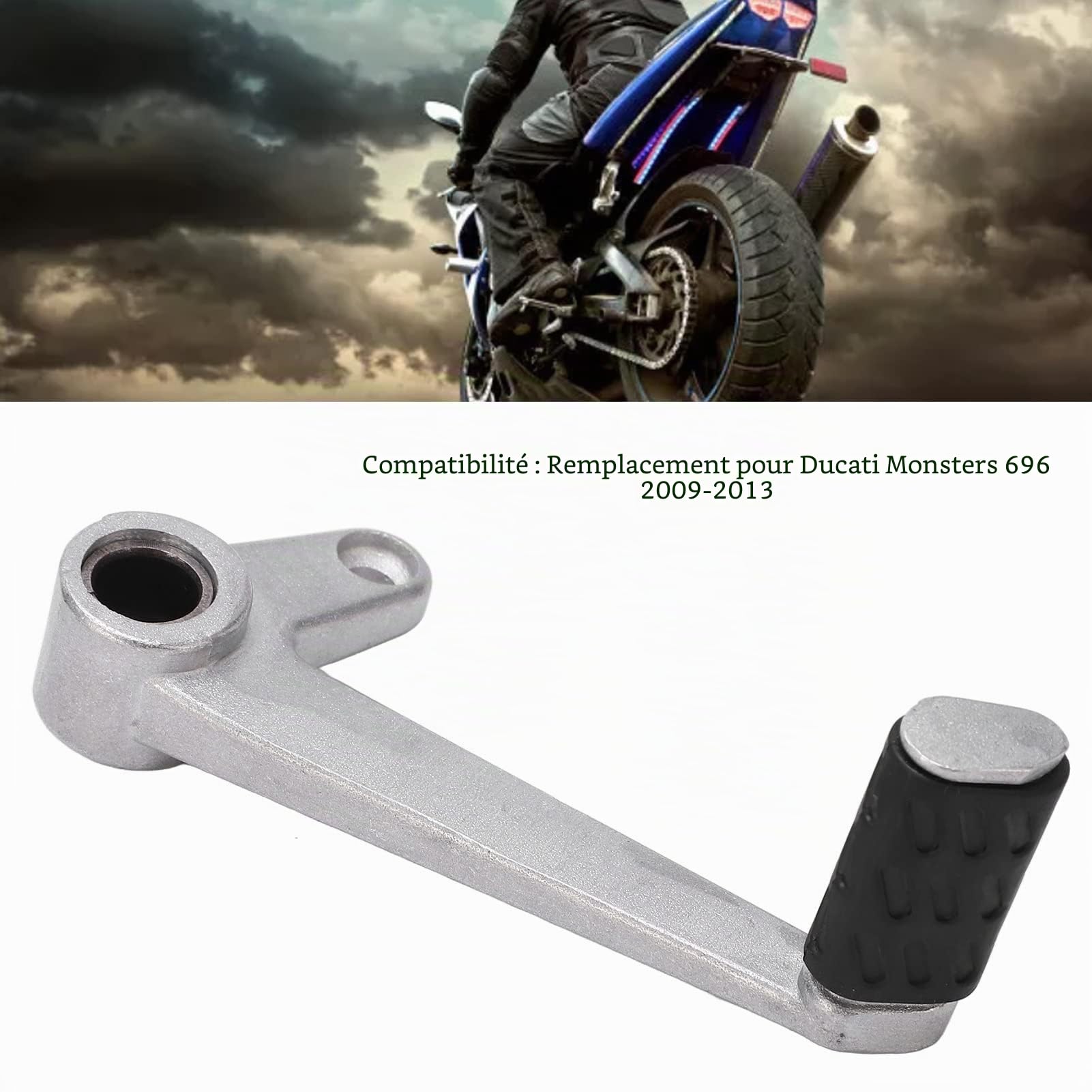 OUKENS Levier de vitesse Monster 696 aluminium Ducati 2009-2013