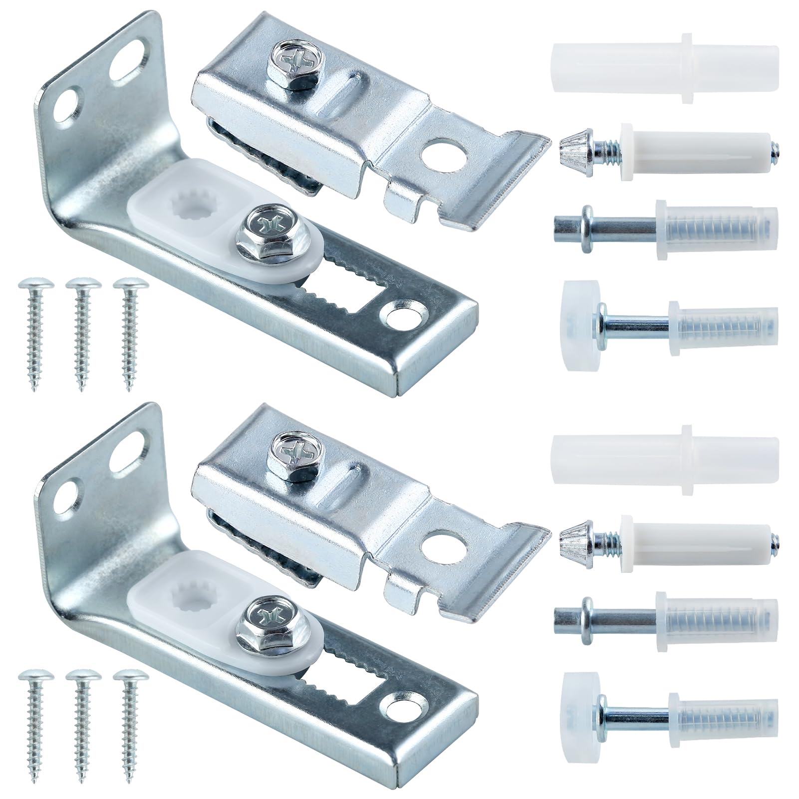 LEONTOOL Vis Écrous Kit Porte Coulissante 2 Volets Pivots Guidage