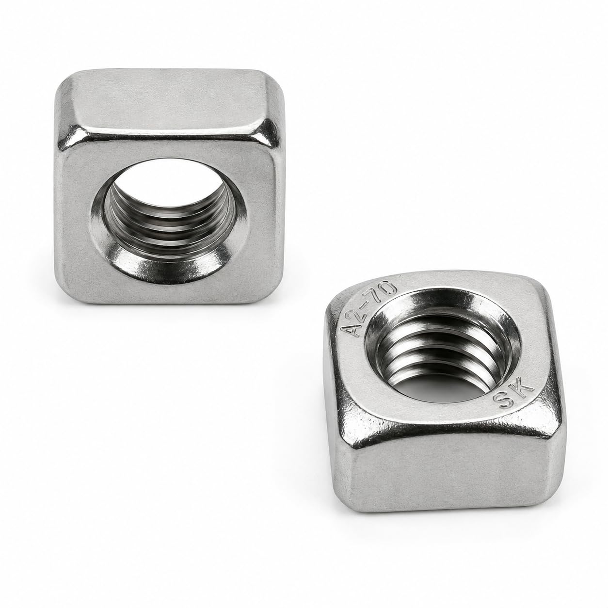 DAUMLINK écrous carrés DIN 557 M8 inox A2 lot 25