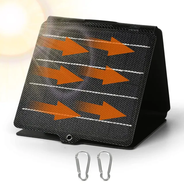 Jadeshay Solaire Photovoltaïque panneau portable pliable 20W 5V USB