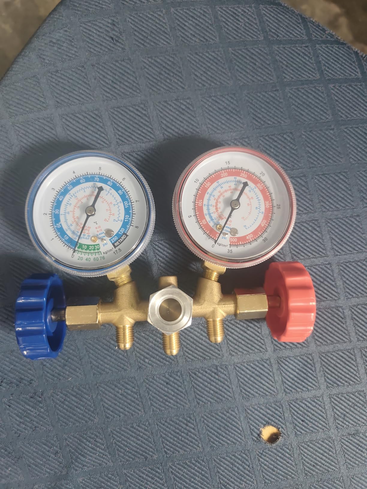 OUKENS Manifold clim auto R12 R22 R502 3 tuyaux