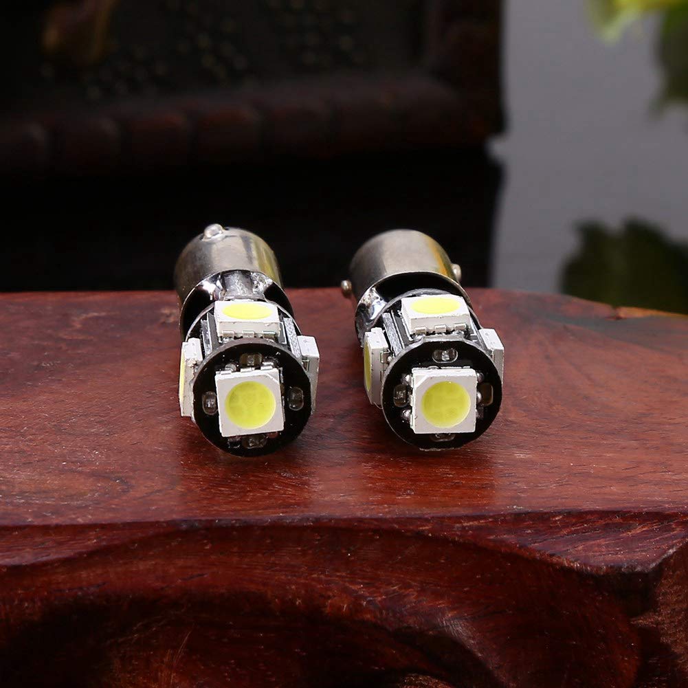 OUKENS Ampoule LED BA9S H6W Auto 360° Lot de 2