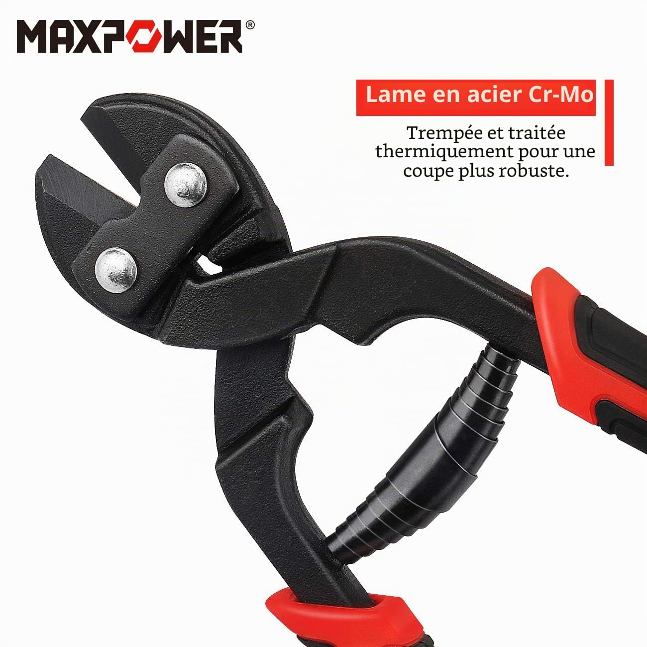 MaxPower Outils de coupe coupe-boulons 8 in 216 mm 4 mm