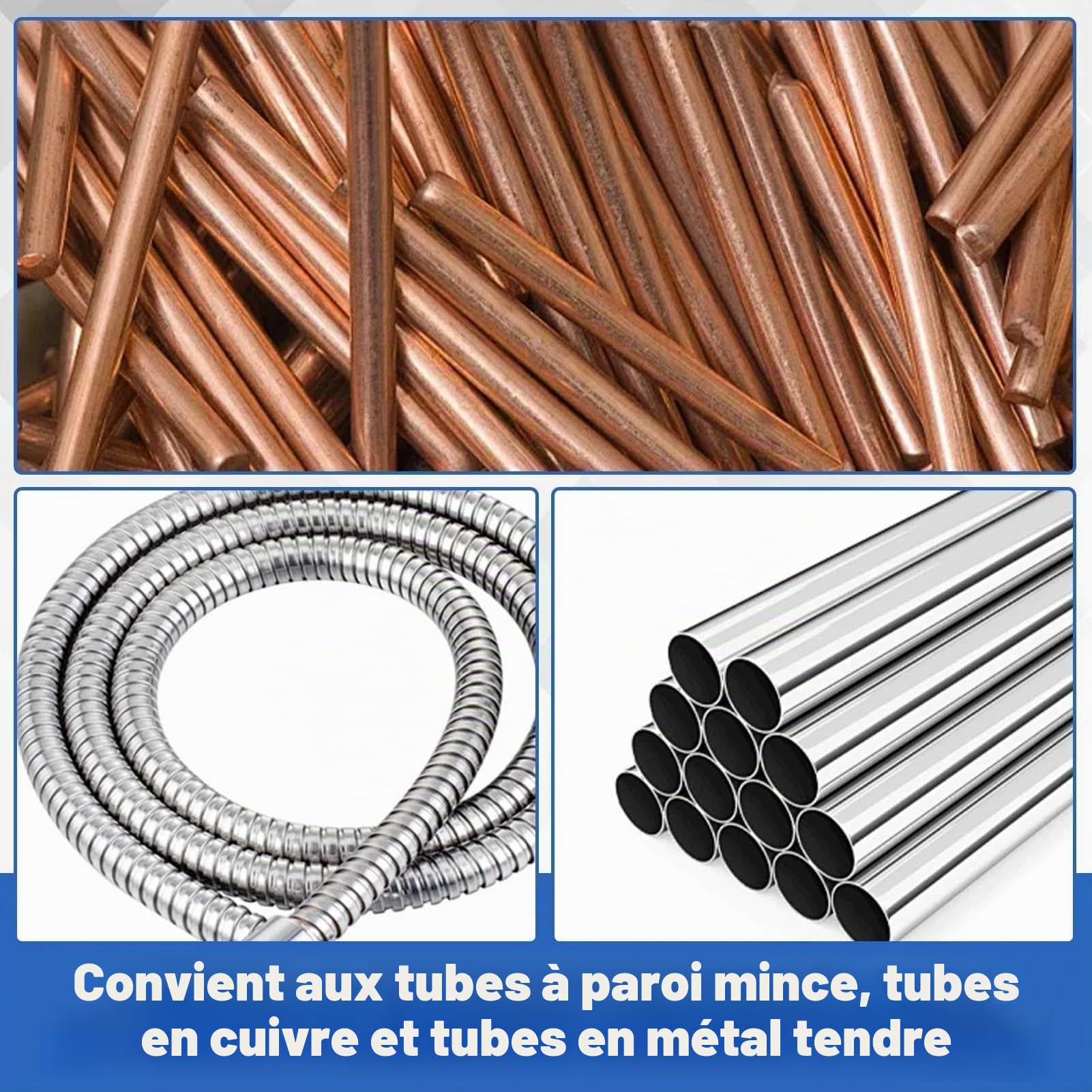 LEONTOOL Clés à Molette kit 5 cintreuses ressort cuivre 1/4-5/8"