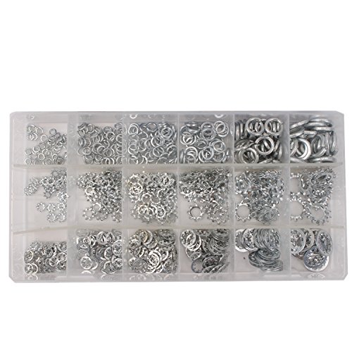 CCLIFE DIY Tools coffret rondelles dentées 720 pcs 3-10 mm mixte