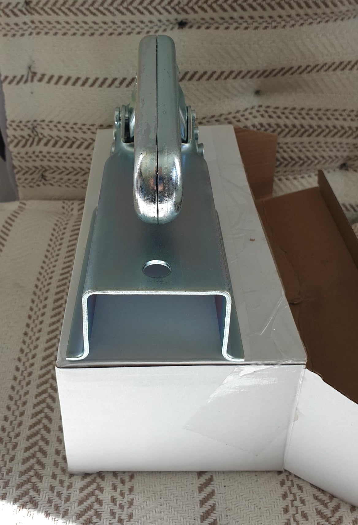 CCLife DIY Tools tête d'attelage 800 kg timon 60 mm