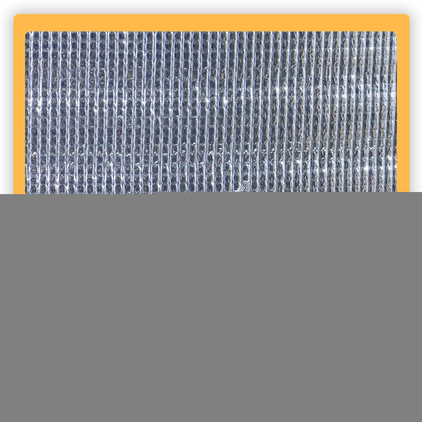 CCLIFE DIY Tools isolant thermique aluminium 0,5x20 m 10 m²